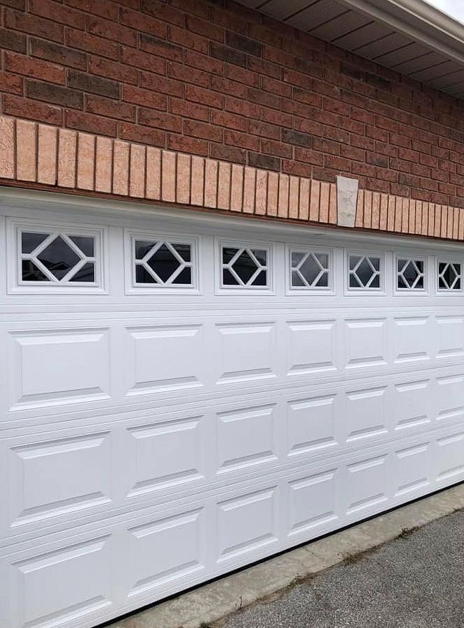 Recent garage door installation project in El Paso